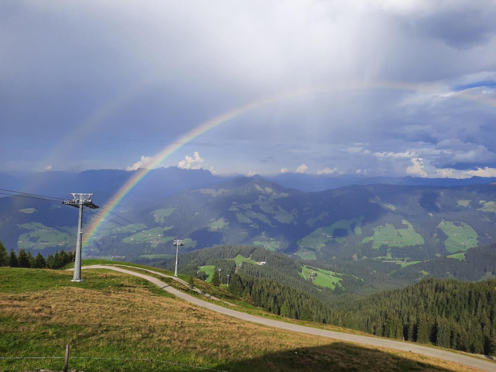 Berggasthof Schatzbergalm Thierbach Esterno foto